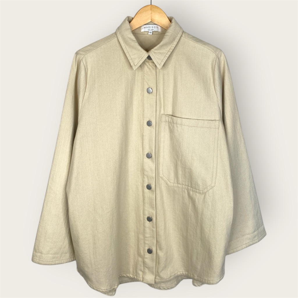 Madison The Label Shacket Jacket Size: Medium